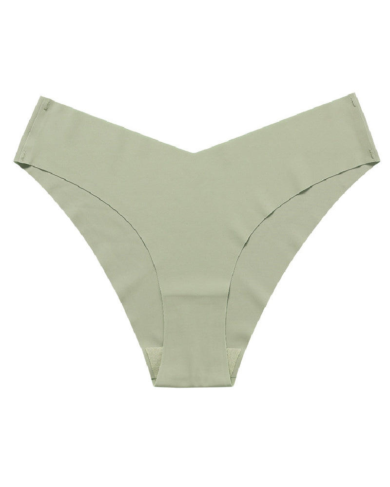 Sexy Ice Silk Low-Rise Panties Seamless Multicolor Briefs Lingerie - By Qivii