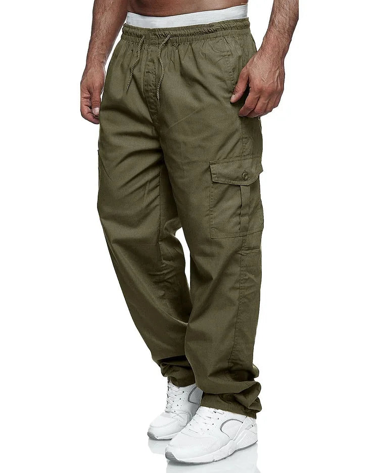 Alexander - Heren cargo broeken, casual fit - By Qivii