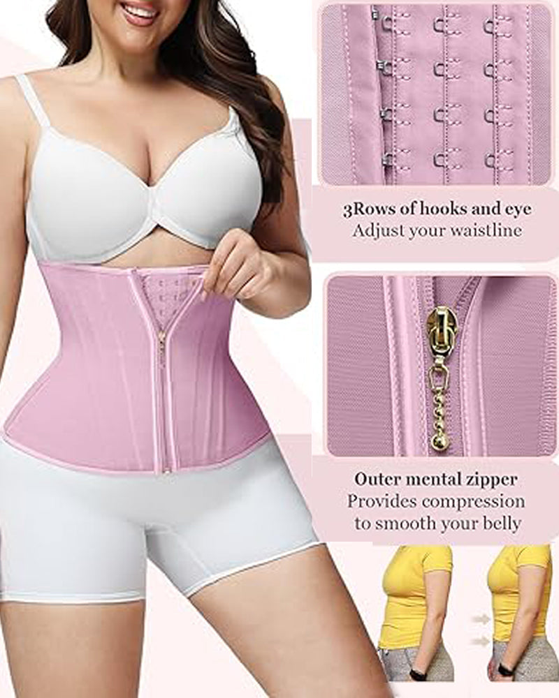 Shapshe® Zip & Breasted Body Shaper Tank Top Waist Trainer - By Qivii