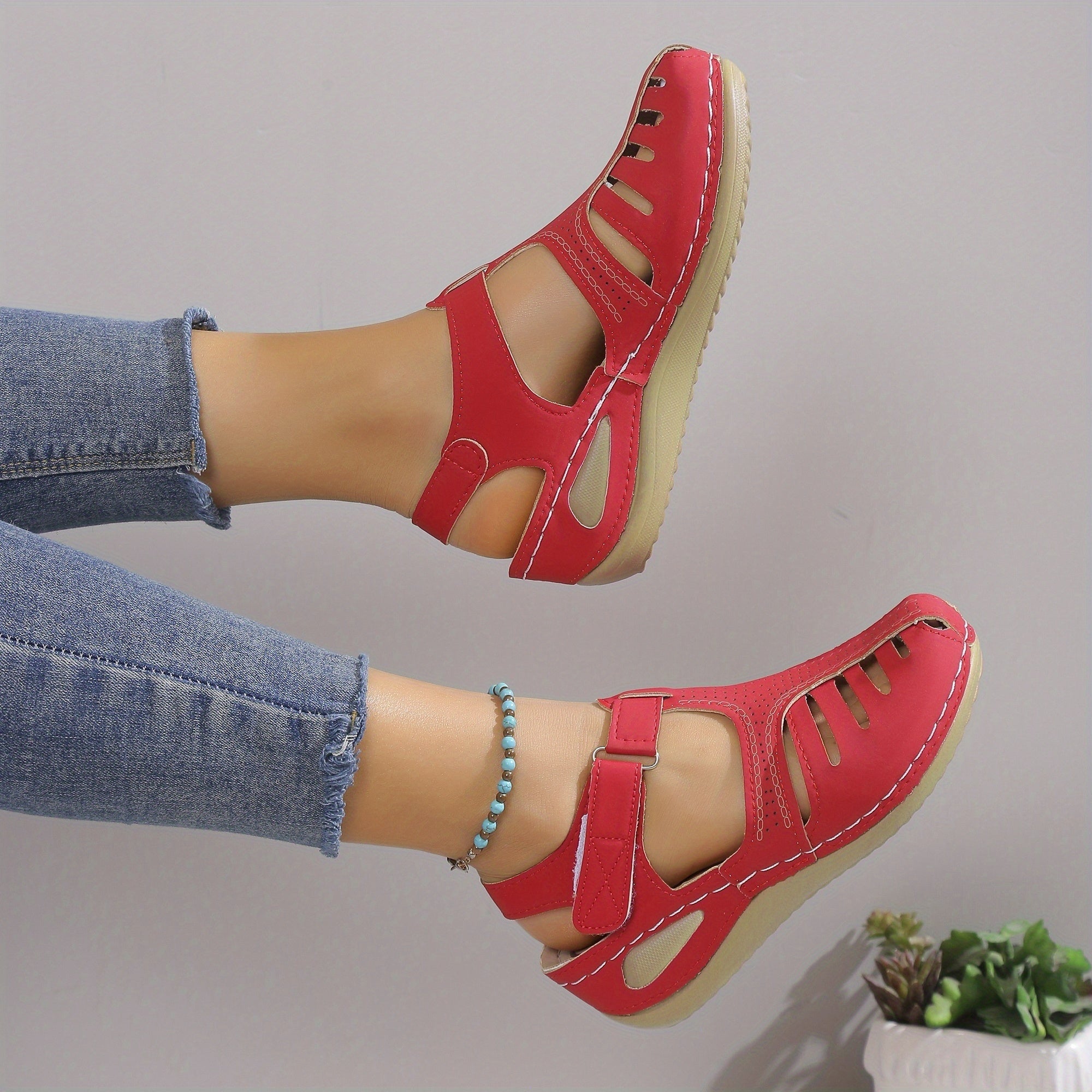 Leni – Komfort Sandalen mit sanfter Erhöhung - By Qivii