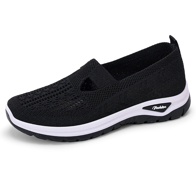 Women’s ComfyGo Slip-On Breathable Mesh Sneakers – Soft Sole Casual Shoes (US 5–11)