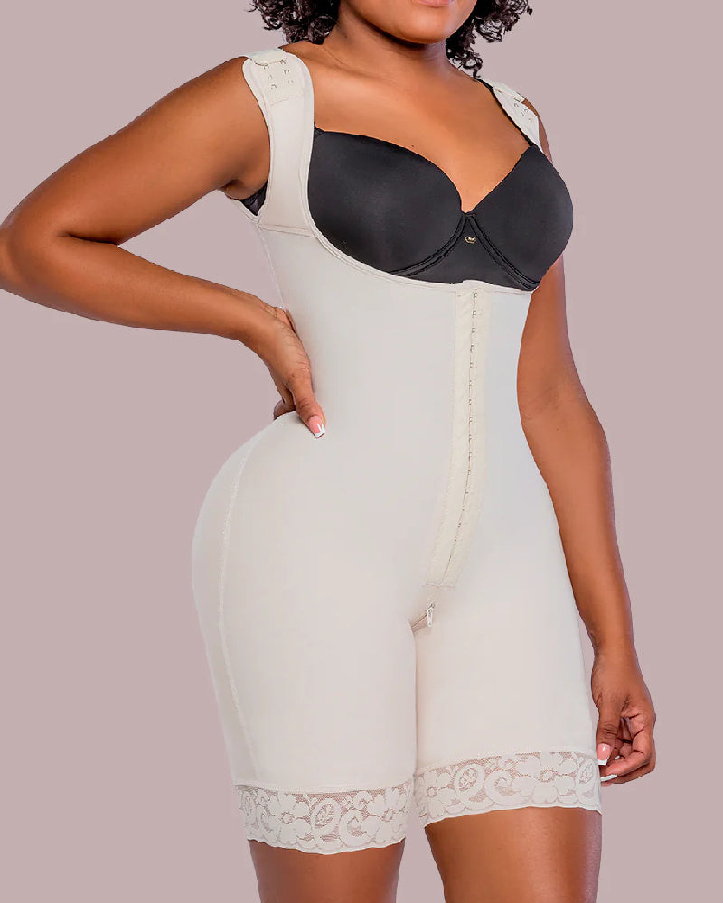 Shapshe® Hourglass Invisible Tummy Control Stage 2 Fajas Butt Lifting Front Buckle Shapewear - By Qivii