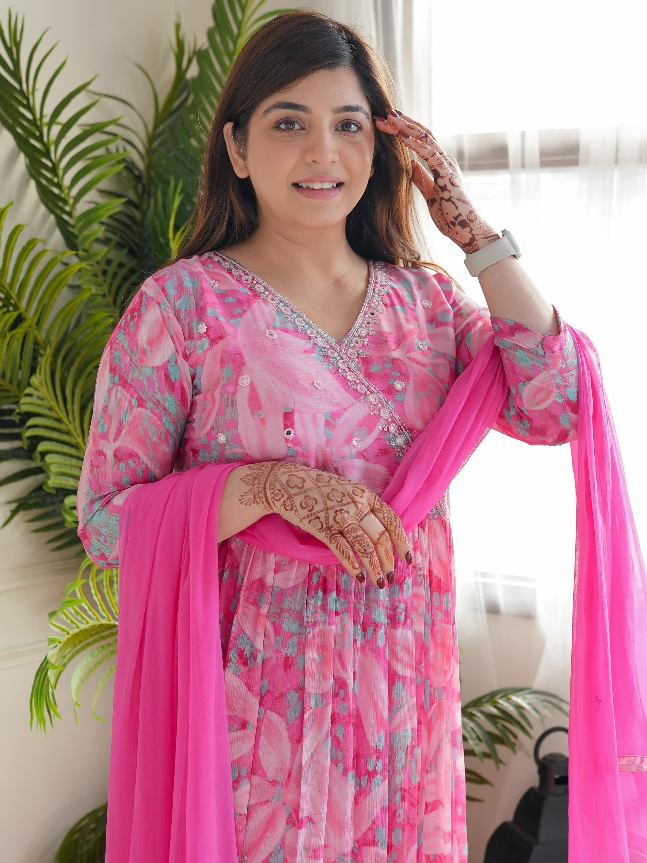 Perfect for festivals and events, vibrant color and delicate detailing