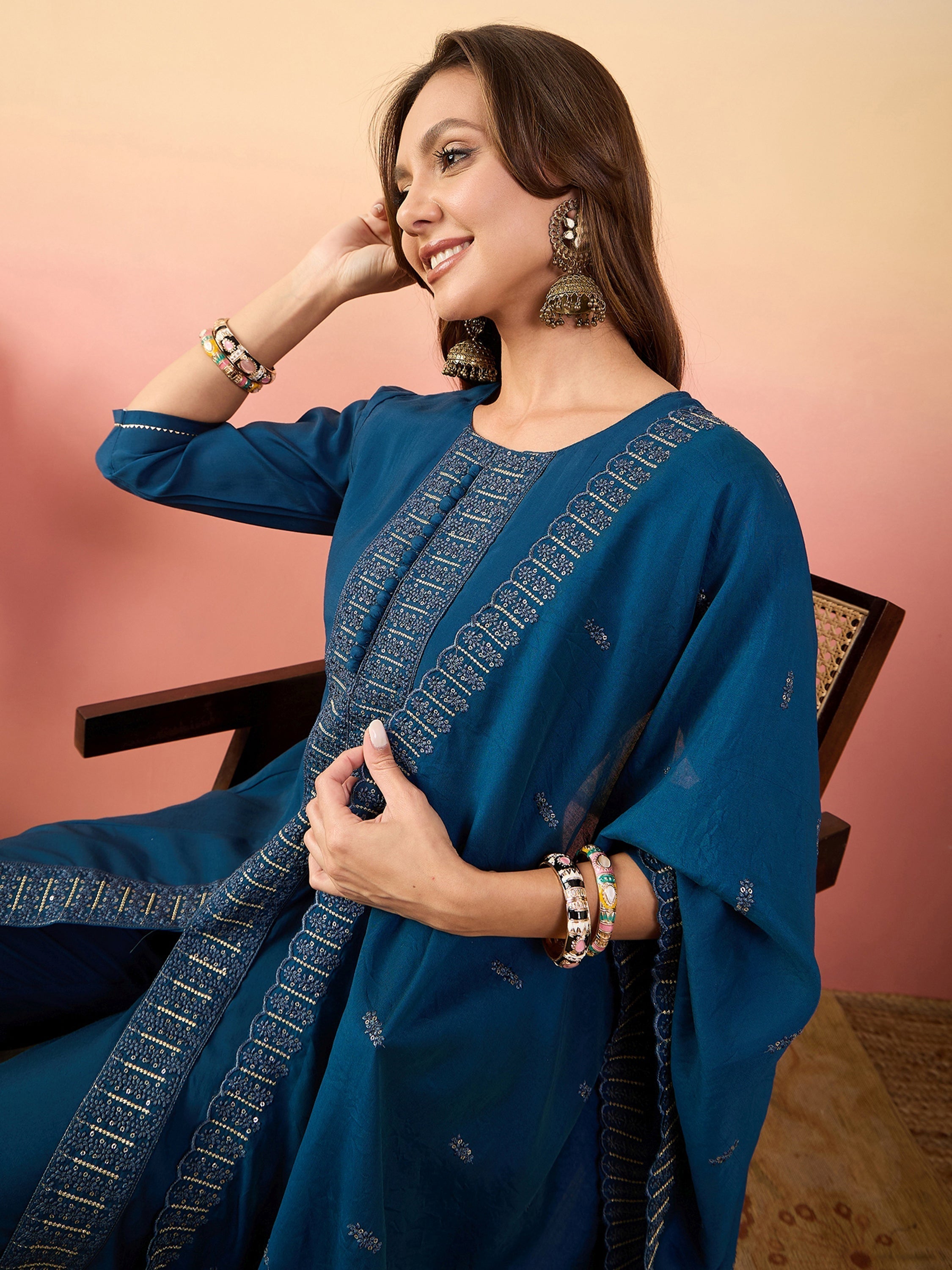 Fully stitched suit available in sizes S to XXL for elegance and comfort