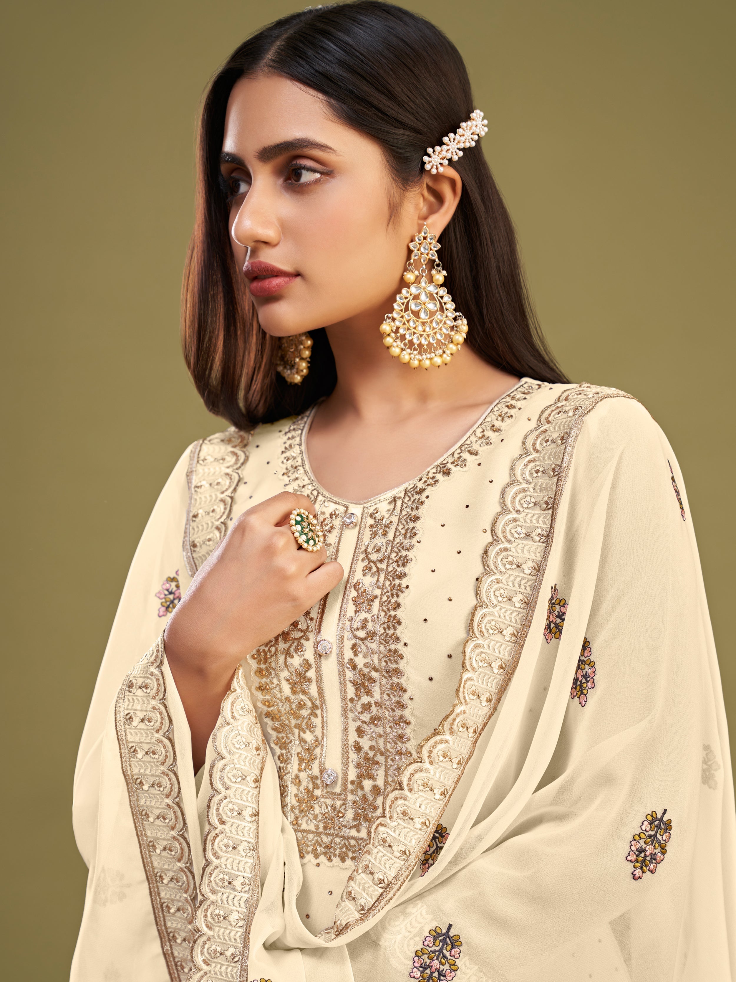 elegant-beige-georgette-dupatta-with-multi-thread-embroidery