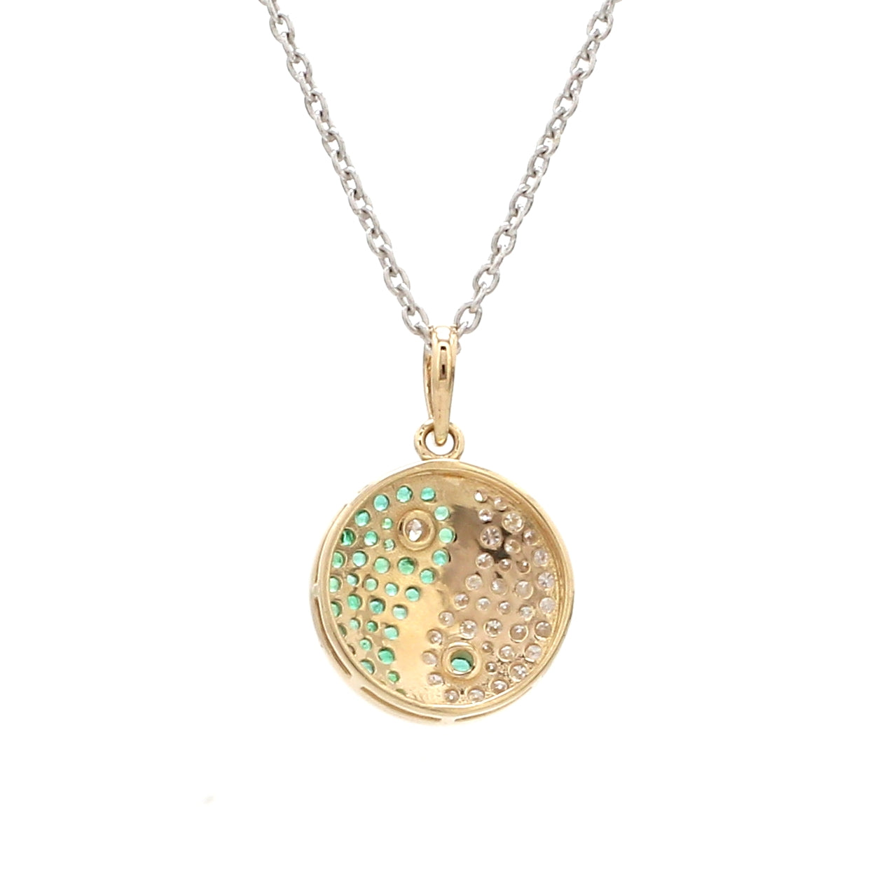 Emerald Ying Yang Pendant - qivii