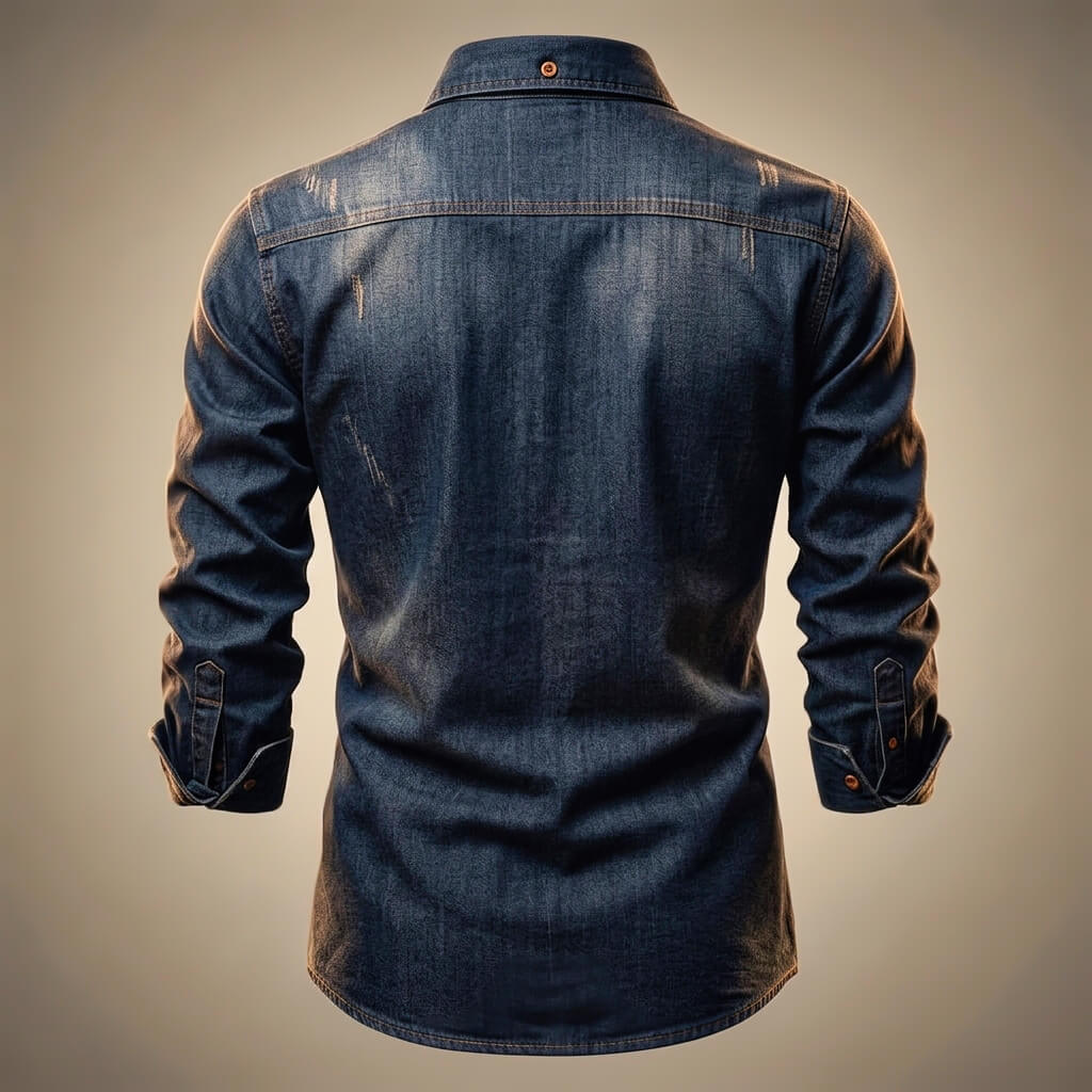 Miami Organic Denim Shirt - By Qivii