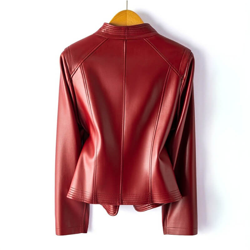 Hellena Leather Jacket - By Qivii