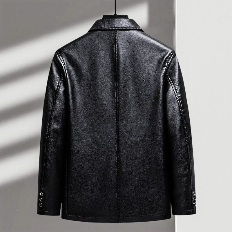 Antonio Verdi Leather Jacket - By Qivii