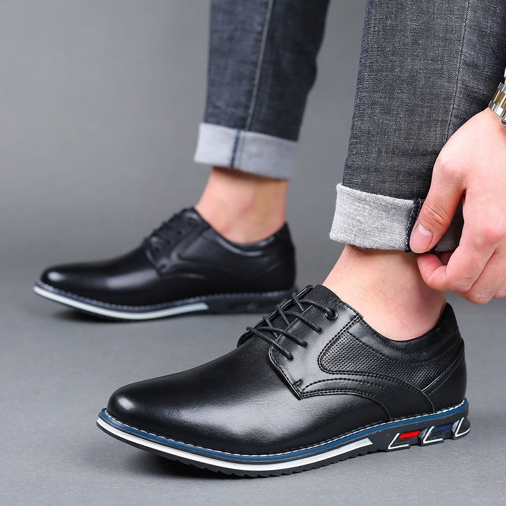 Lucciano Santi Leather Shoes - By Qivii