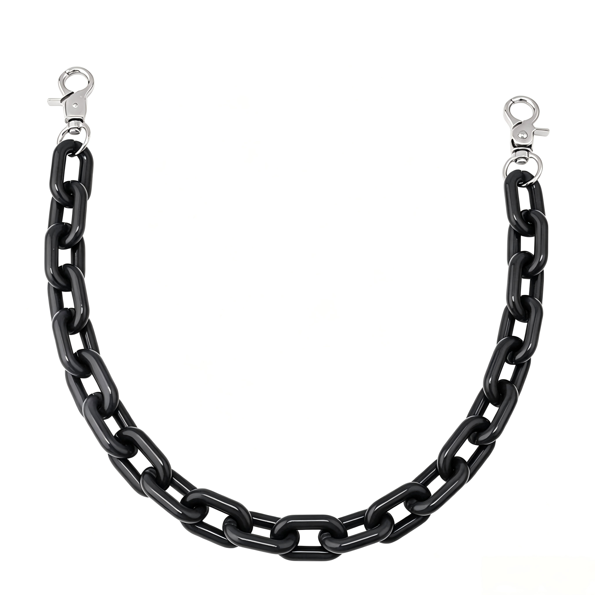 Ounamei Acrylic Chunky Bag Chain Strap – 50cm Lightweight Statement Purse Charm