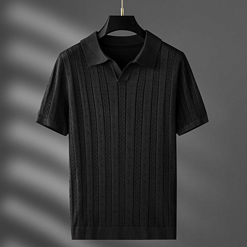 Jerome Prestige Knit Polo - By Qivii