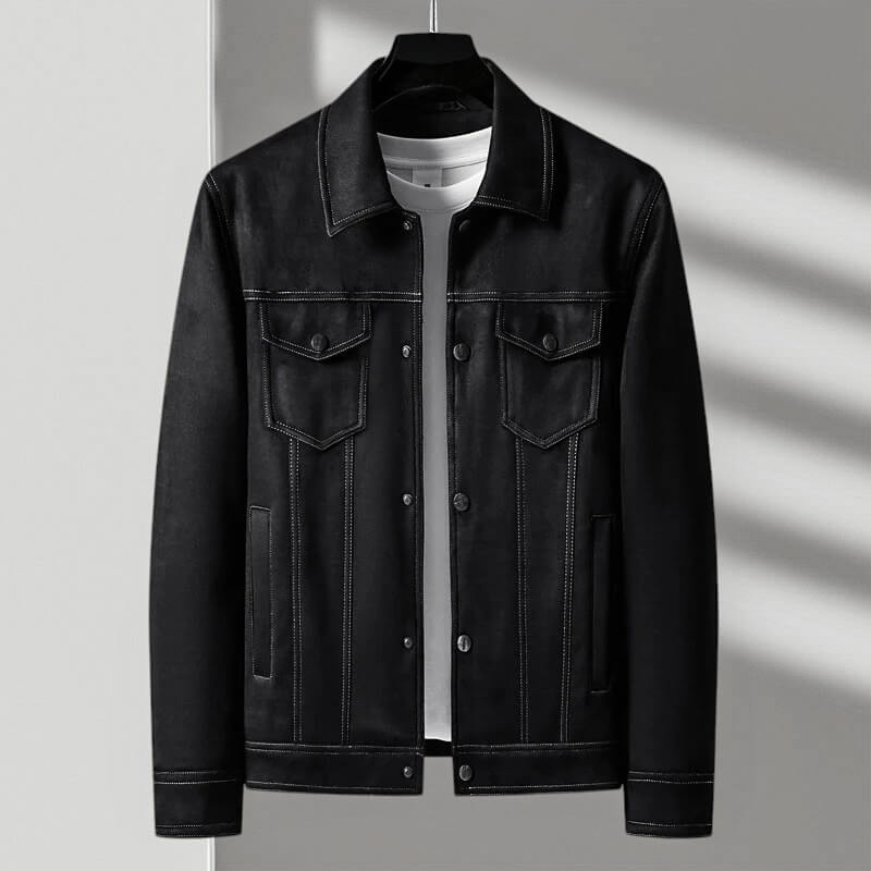 Beverly Suede Retro Jacket - By Qivii