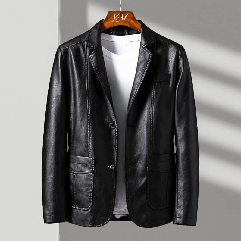 Alessandro Verdi Leather Jacket - By Qivii