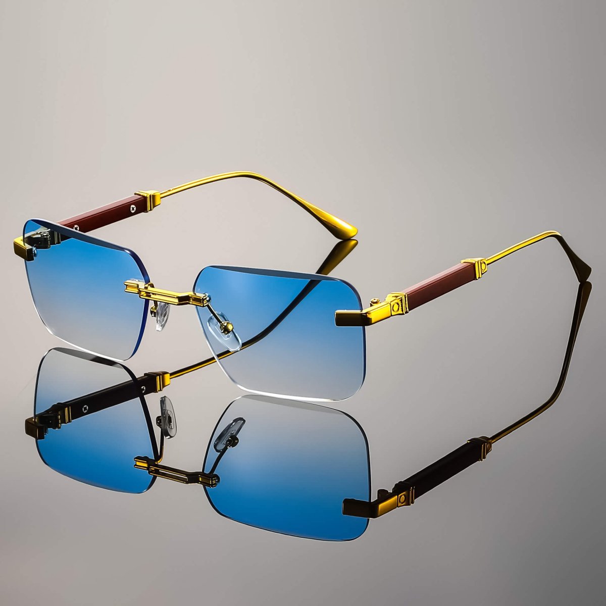 Bruno Valenci Rimless Shades - By Qivii