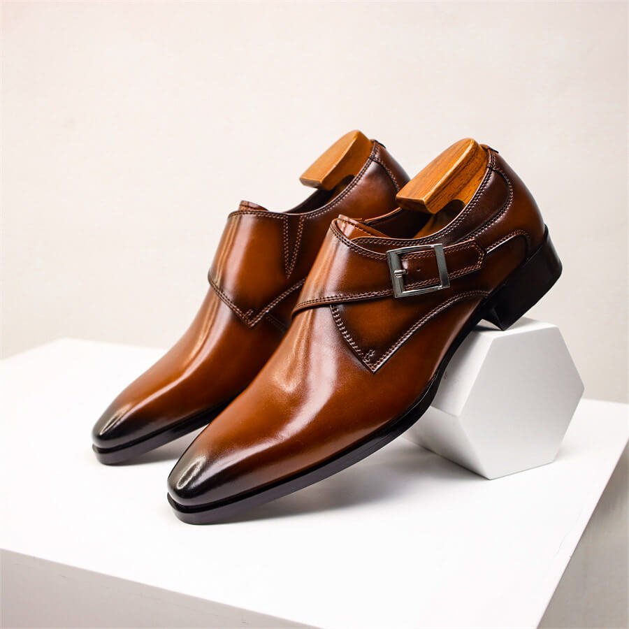 Carlo Vespucci Leather Shoes - By Qivii