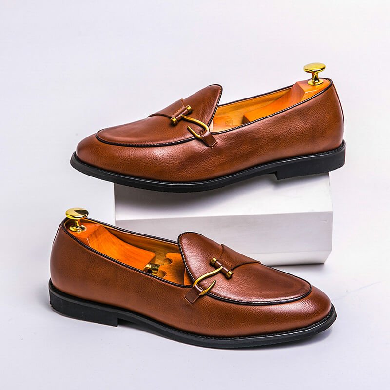 Preston Hook Leather Loafers - By Qivii