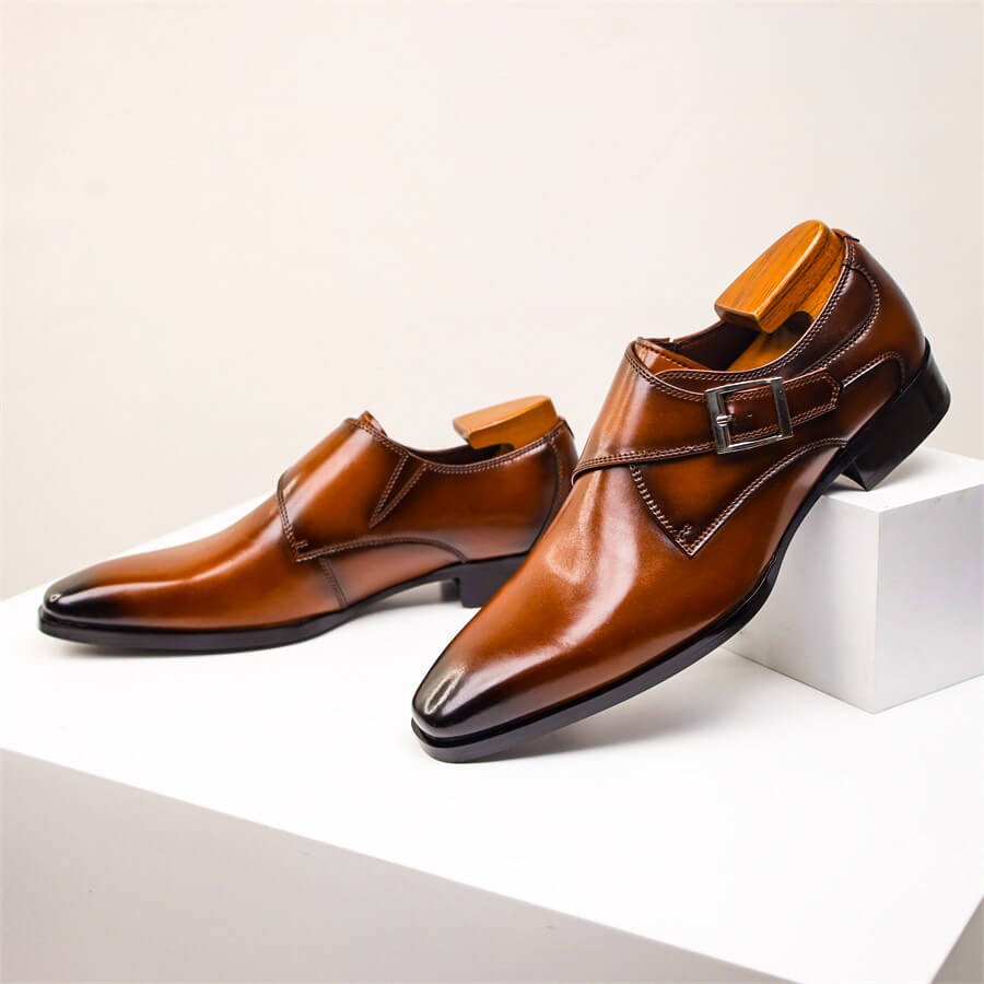 Carlo Vespucci Leather Shoes - By Qivii