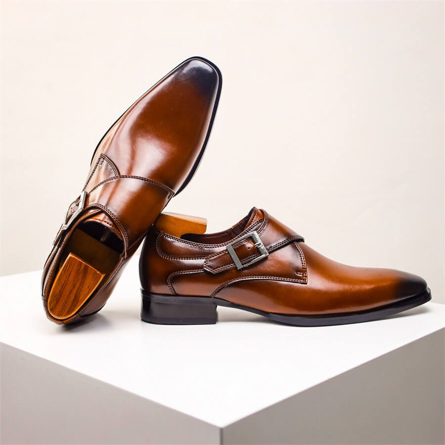 Carlo Vespucci Leather Shoes - By Qivii
