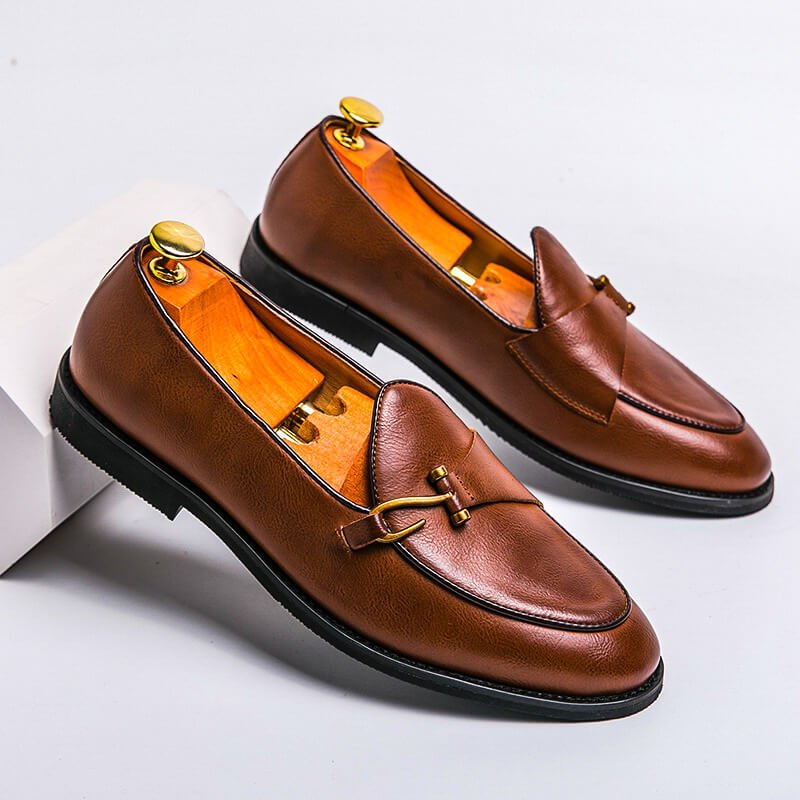 Preston Hook Leather Loafers - By Qivii