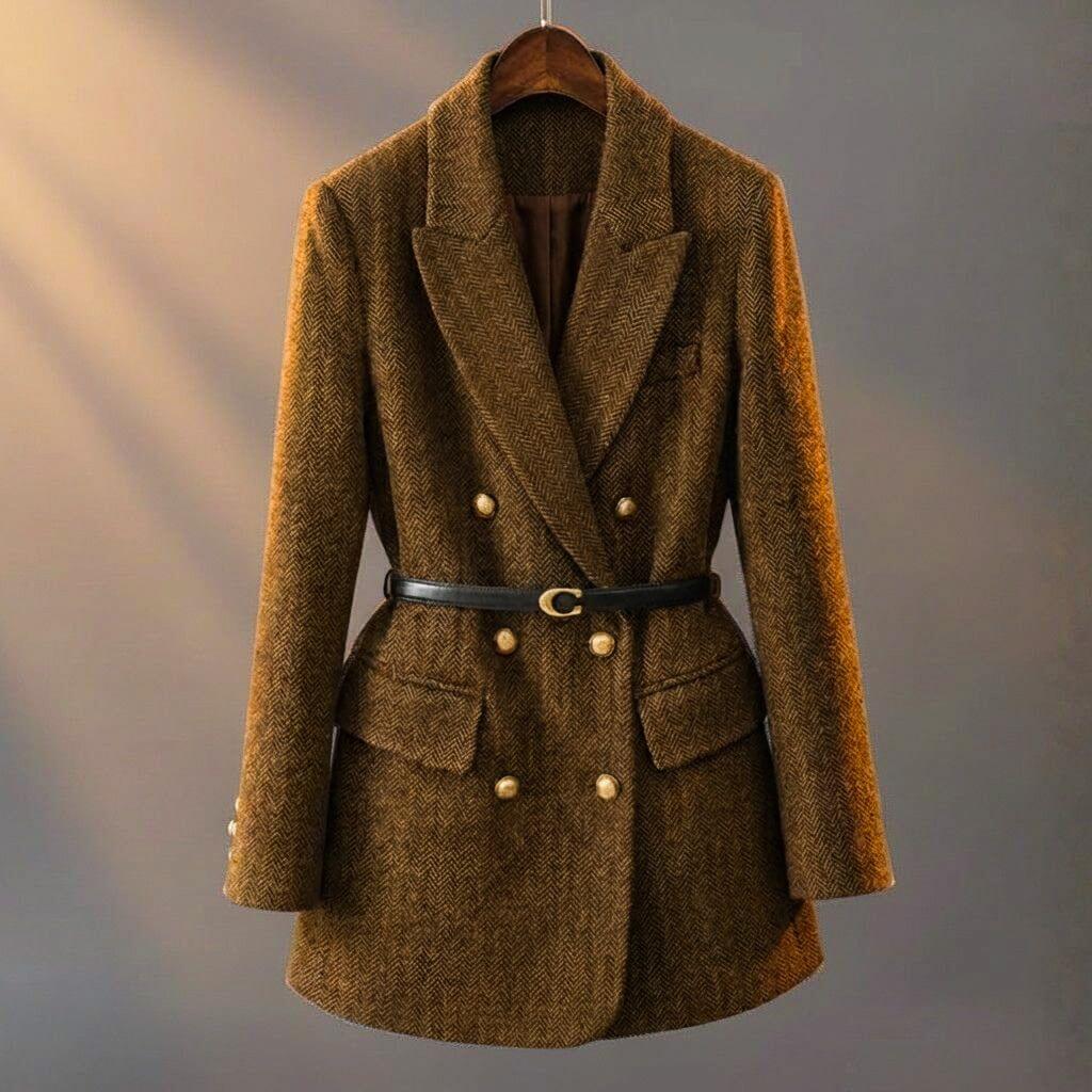 Coraline Couture Wool Blazer - By Qivii