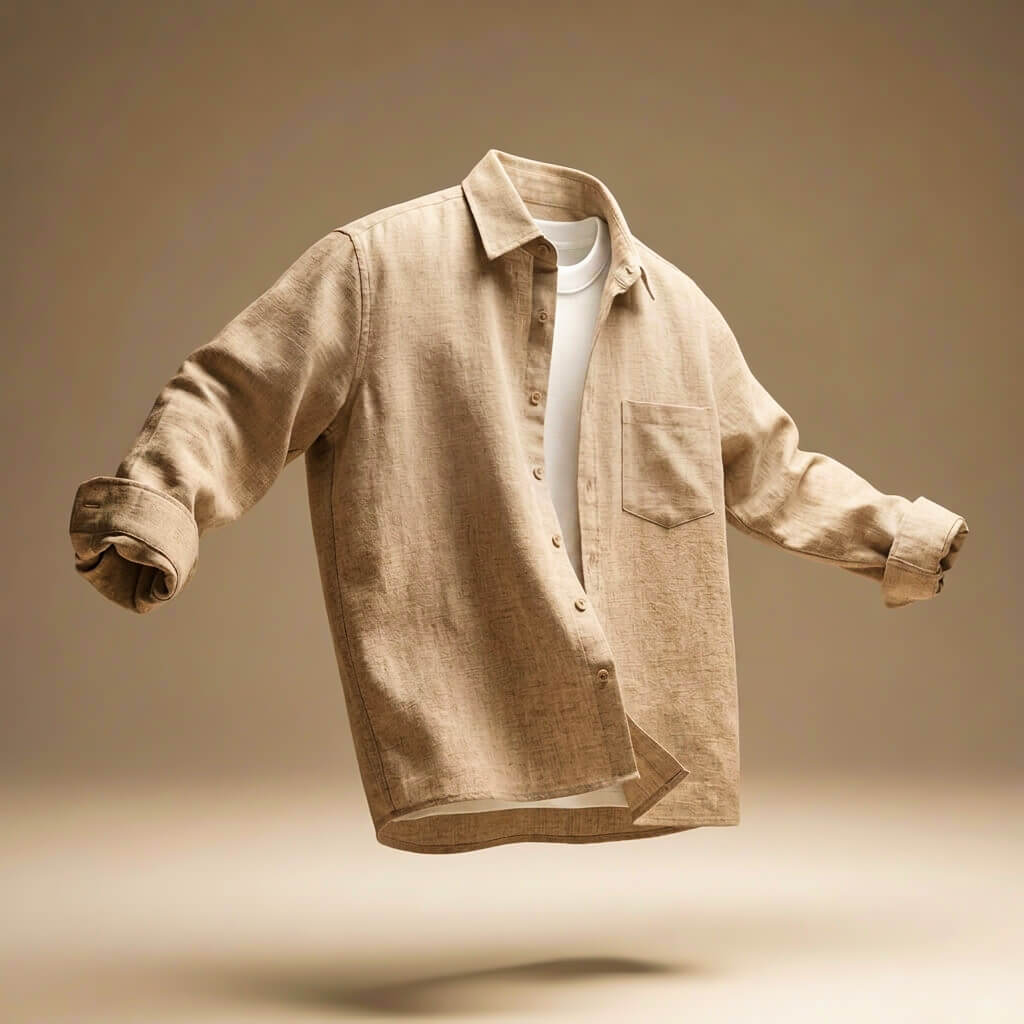 Mike Prestige Cotton Linen Shirt - By Qivii
