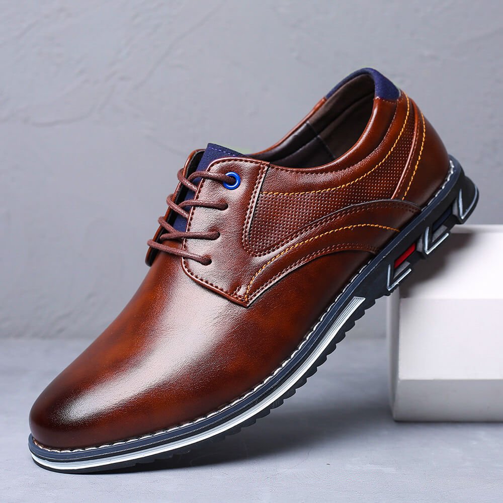 Lucciano Santi Leather Shoes - By Qivii