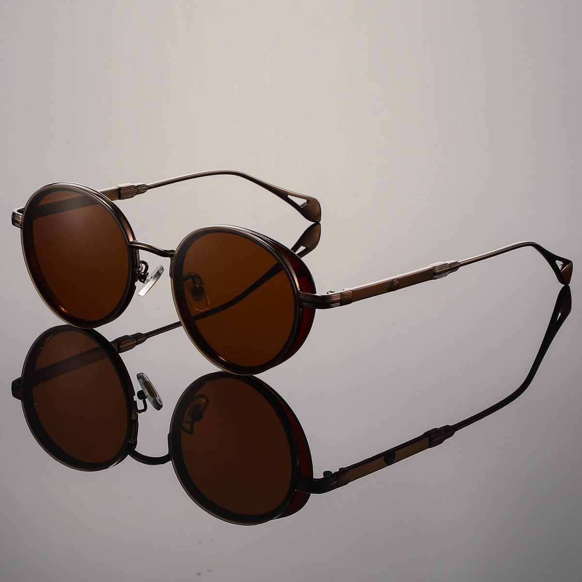 Carter Round Retro Shades - By Qivii