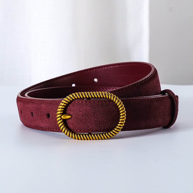 Charlotte Suede Belt - By Qivii