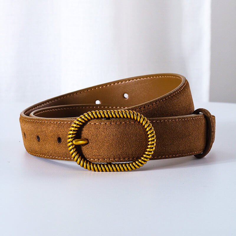 Charlotte Suede Belt - By Qivii