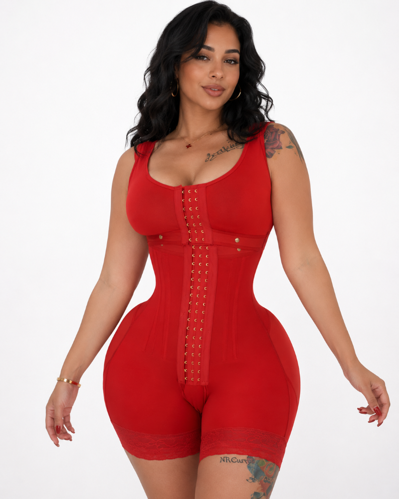 Shapshe® High Compression Full Body Hourglass Tummy Control Faja Stage 3 Shapewear - By Qivii