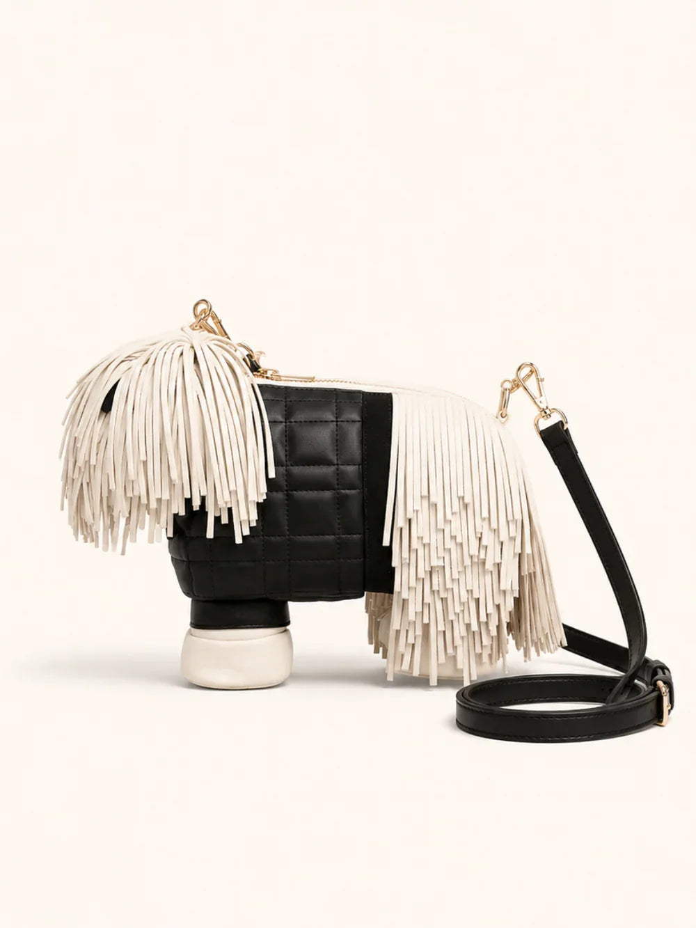 Fringe Pup Couture Bag - By Qivii
