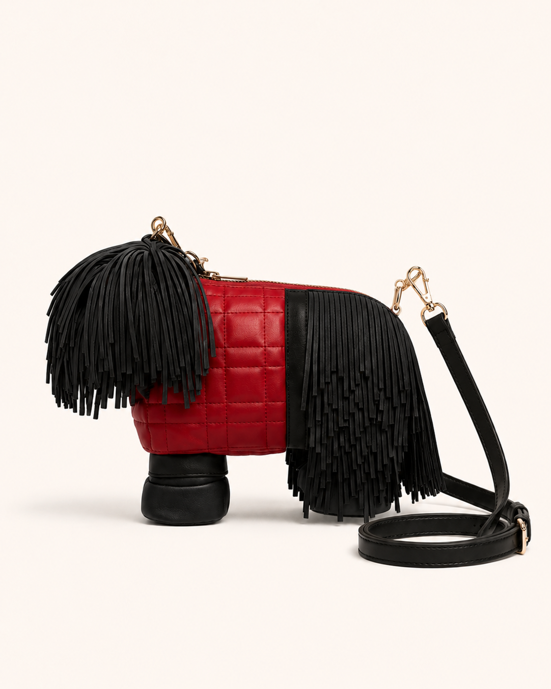 Fringe Pup Couture Bag - By Qivii