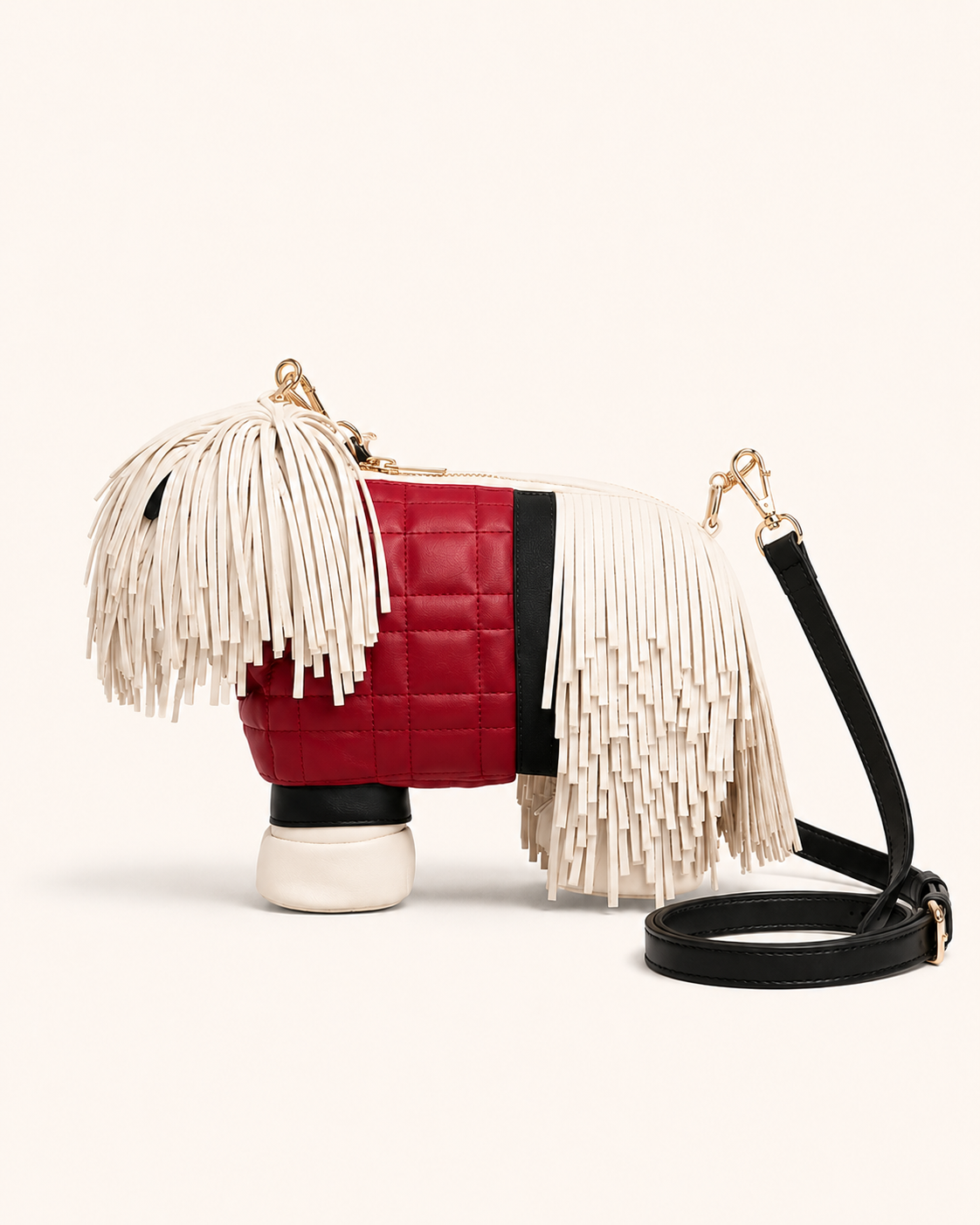 Fringe Pup Couture Bag - By Qivii