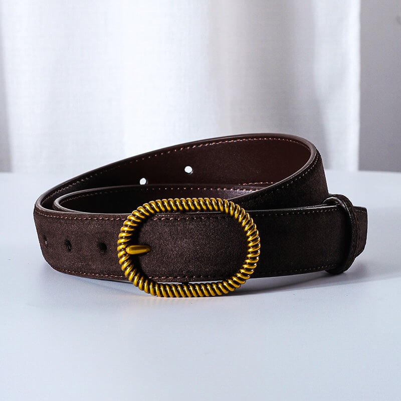 Charlotte Suede Belt - By Qivii