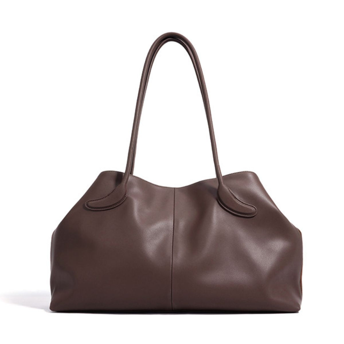Classic Suede Leather Tote Bag for Women, Large Capacity Shoulder Handbag, Soft Suede Cowhide Work & Everyday Bag