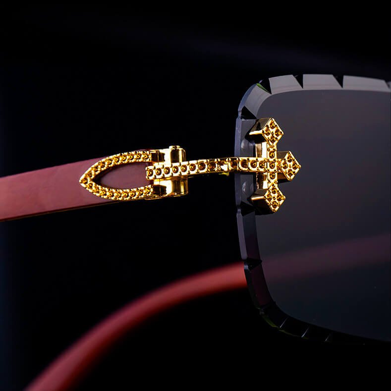 Imperium Rimless Retro Shades - By Qivii