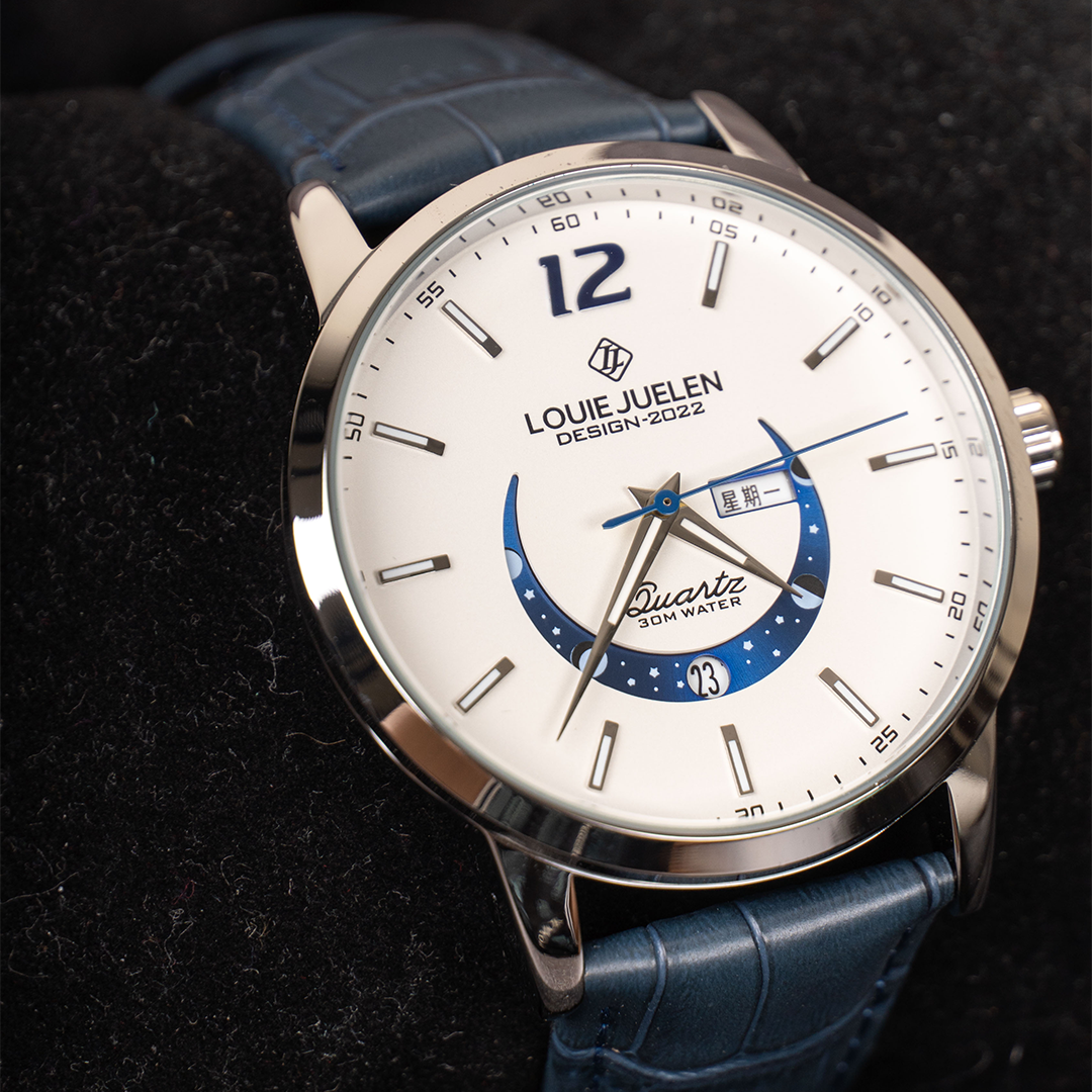 Chique Maanfase Horloge - By Qivii