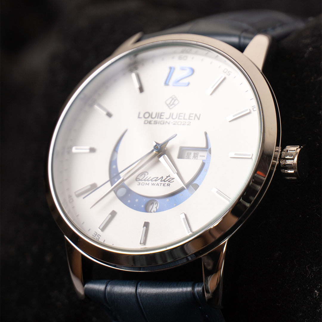 Chique Maanfase Horloge - By Qivii