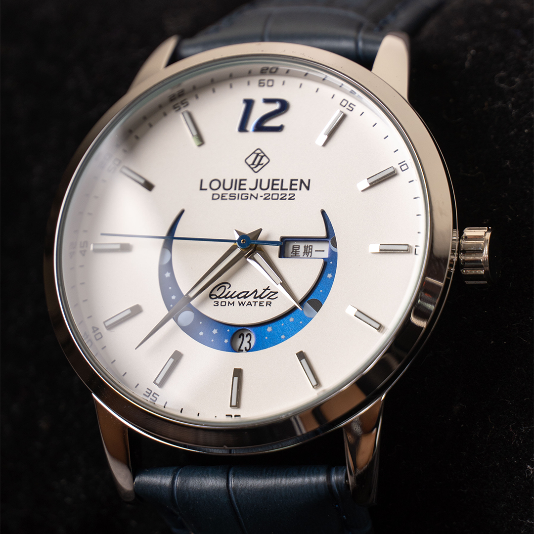 Chique Maanfase Horloge - By Qivii