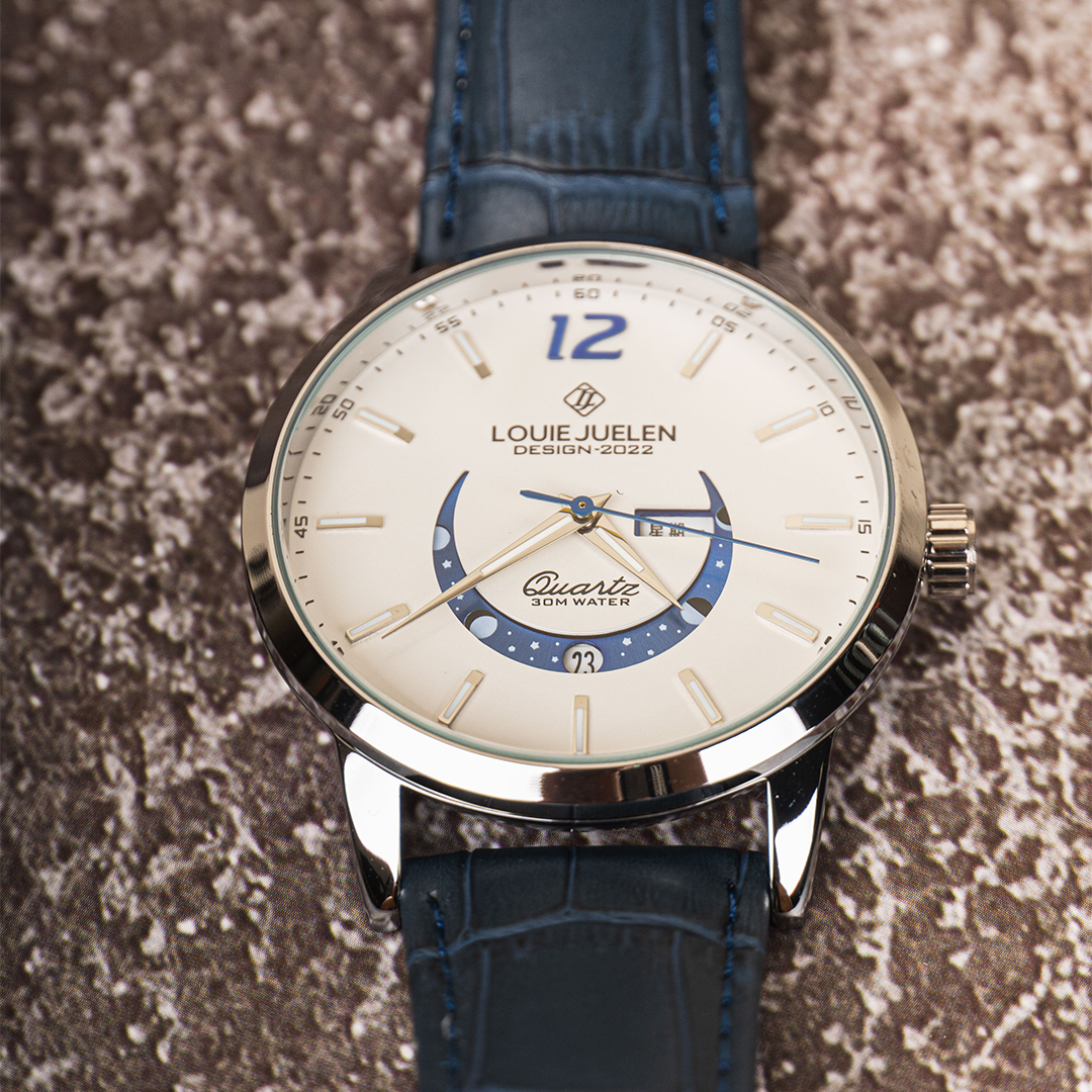 Chique Maanfase Horloge - By Qivii