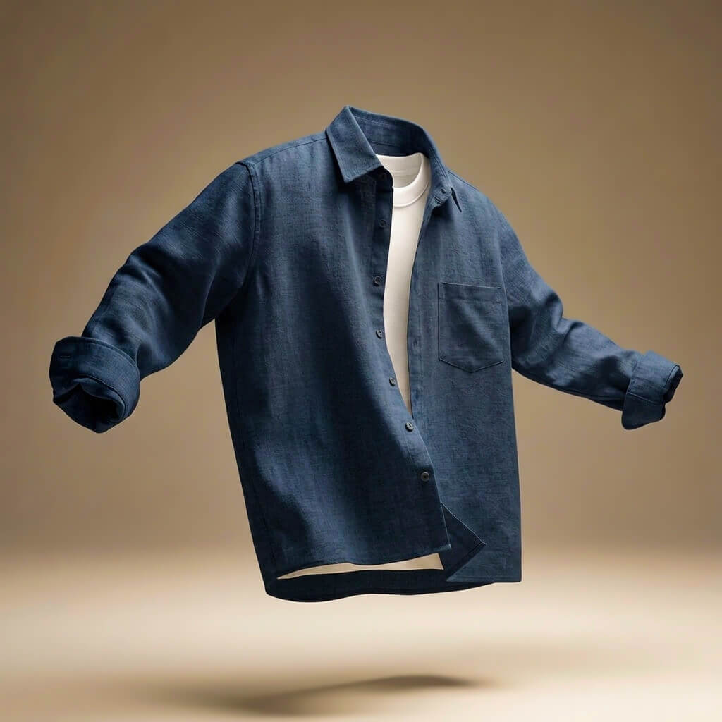 Mike Prestige Cotton Linen Shirt - By Qivii