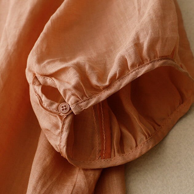 Daisy Cotton-Linen Shirt - By Qivii