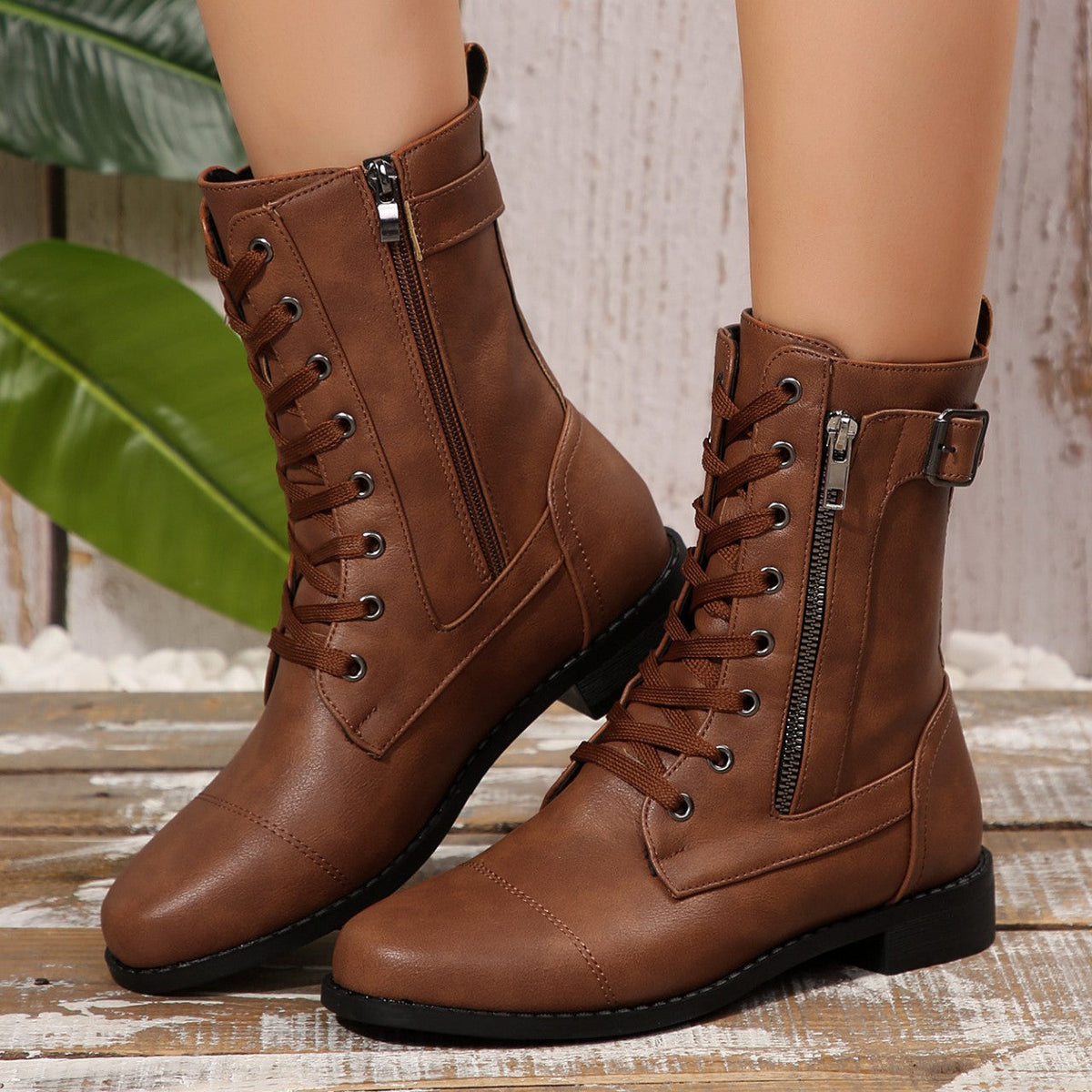 Ornella Leather Boots