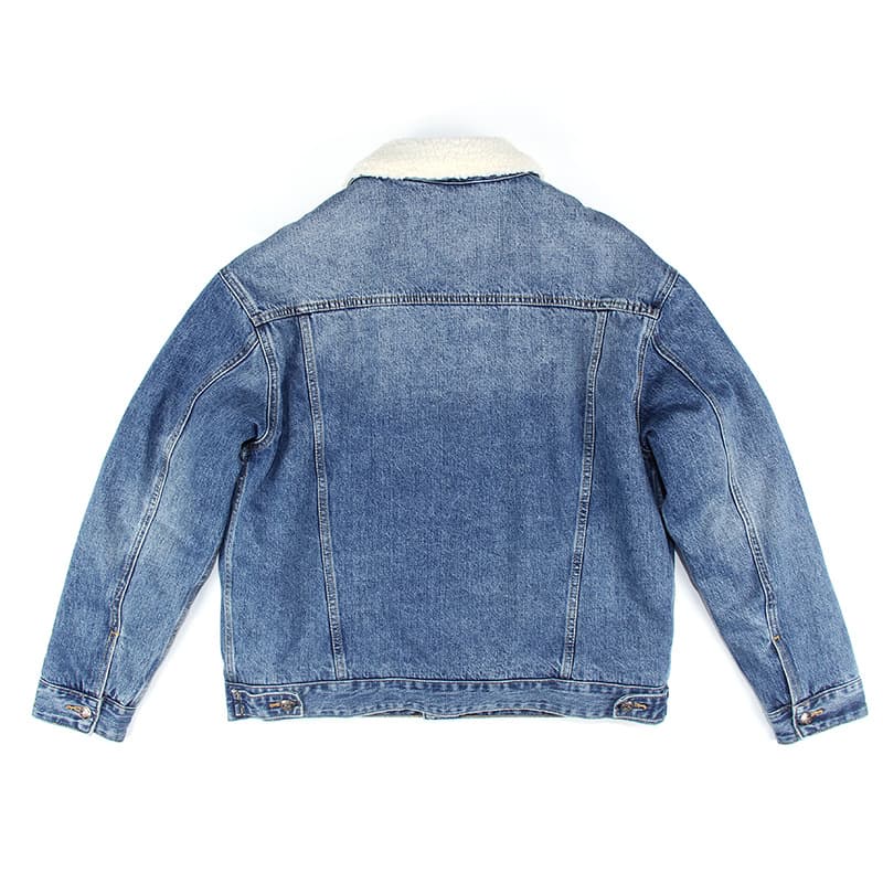 Hackney Sherpa Denim Jacket - By Qivii
