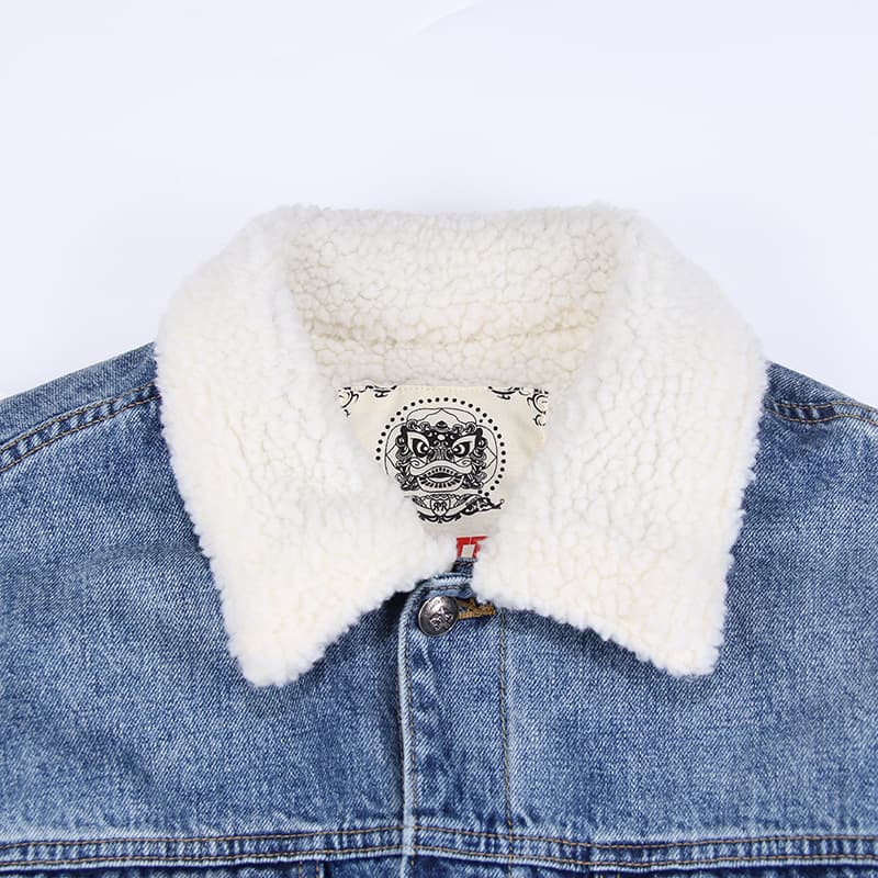 Hackney Sherpa Denim Jacket - By Qivii