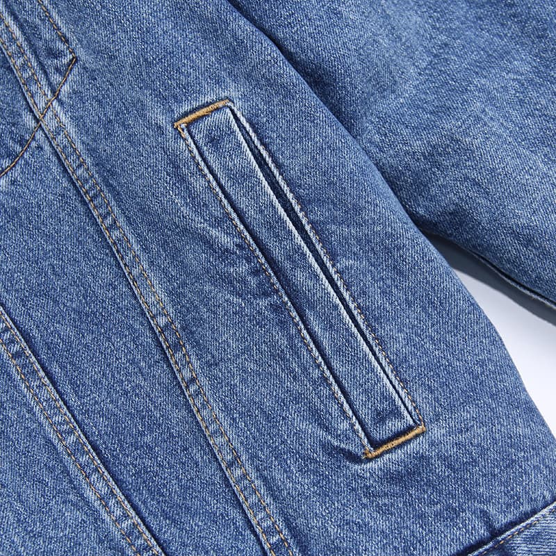Hackney Sherpa Denim Jacket - By Qivii