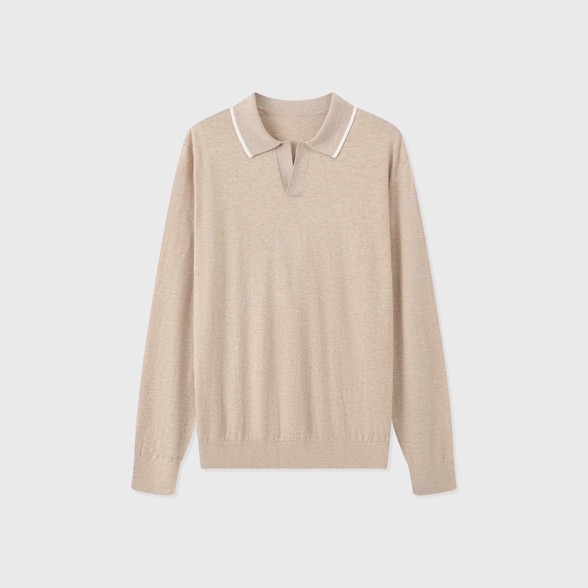 Trani Long-Sleeve Knit Polo