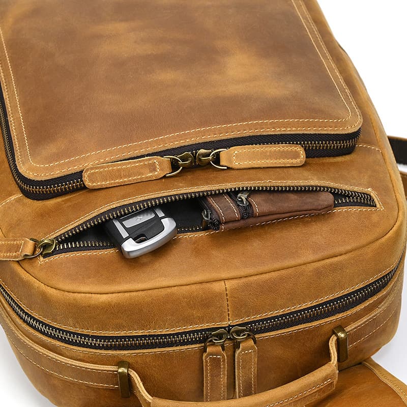 Radnor Leather Laptop Backpack