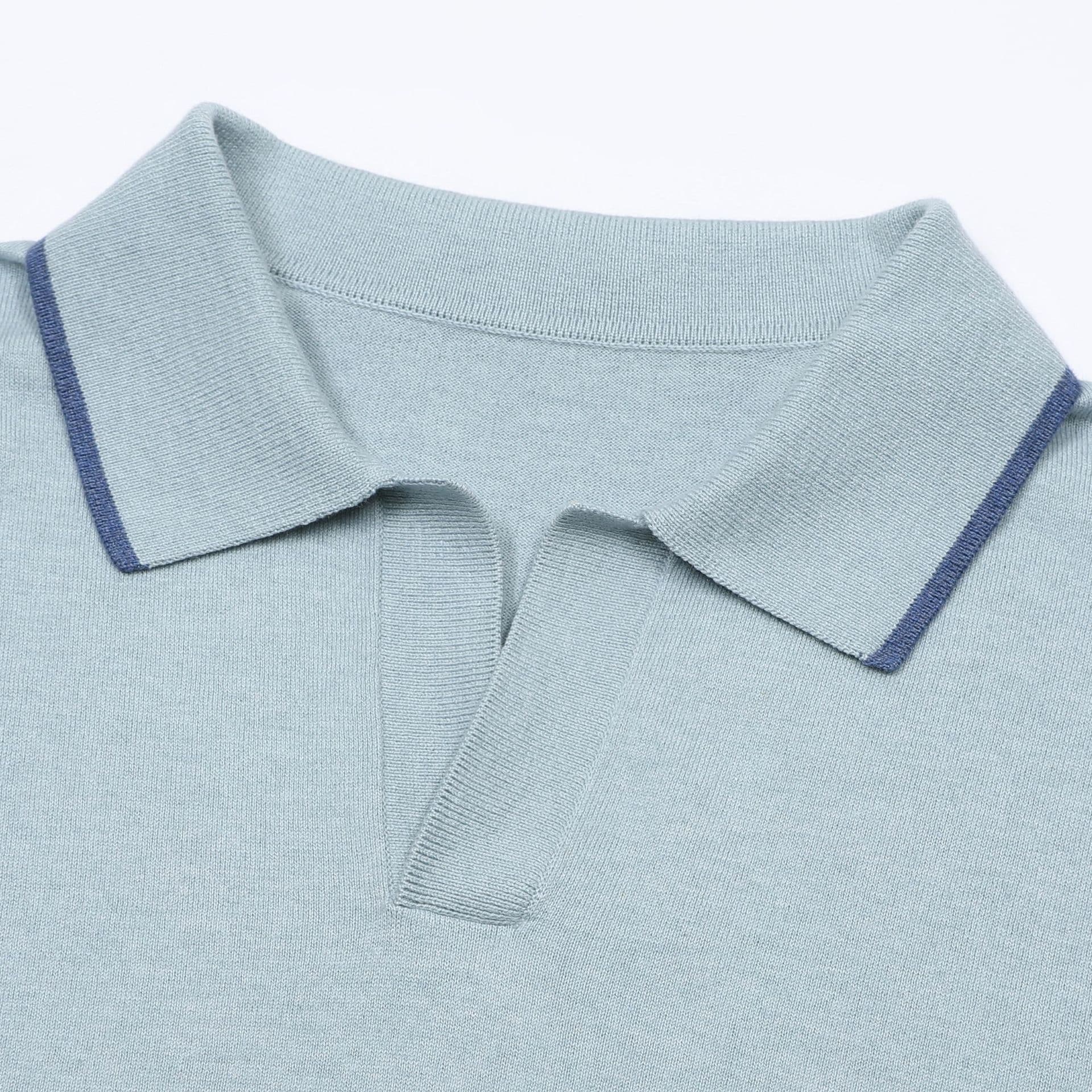 Trani Long-Sleeve Knit Polo
